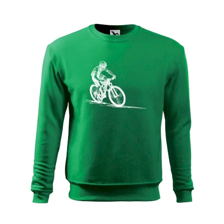 MTB kreslený cyklista