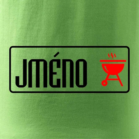 Triko na grilování s vlastním jménem