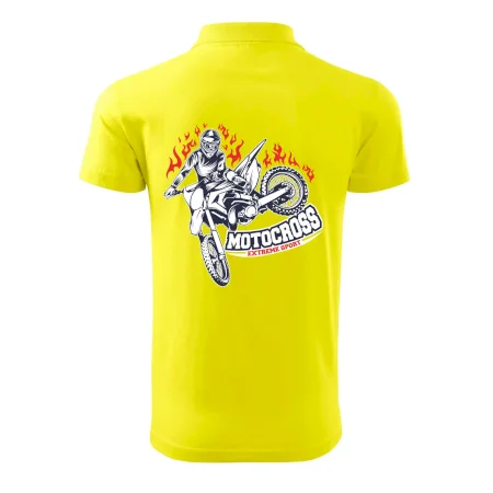 Motocross extreme sport fire