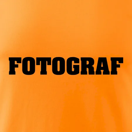 Novinář nápis - Fotograf