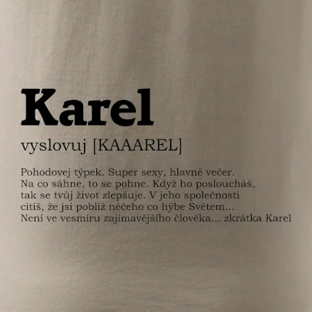 Triko k svátku - vaše jméno