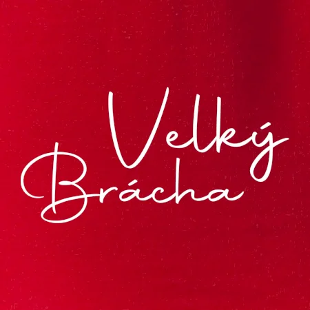 Velký brácha - nápis na zádech