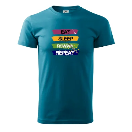 Eat sleep rowing repeat barevné