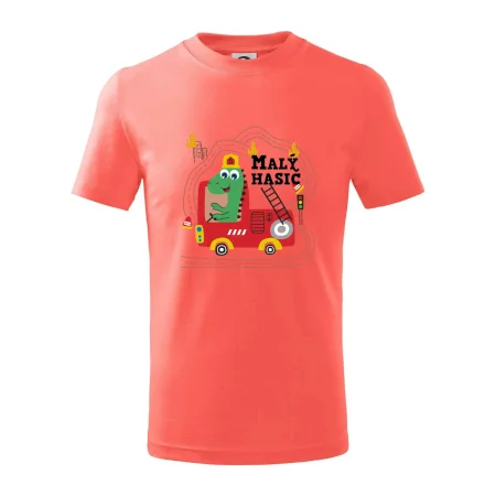 Malý hasič - auto a dinosaurus