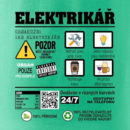 Profese - informace o produktu - elektrikář
