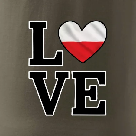 Love Polská vlajka