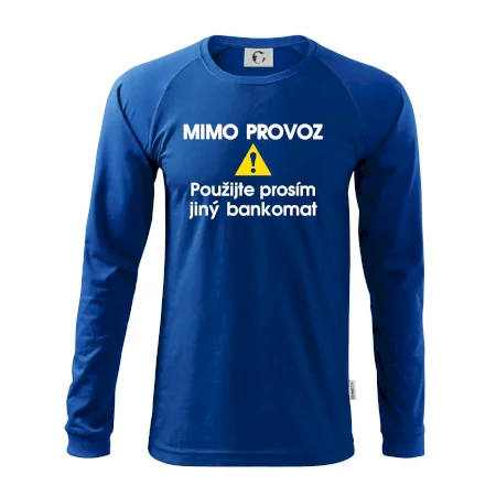 Mimo provoz - použijte jiný bankomat