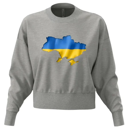 Ukrajina vlajka mapa