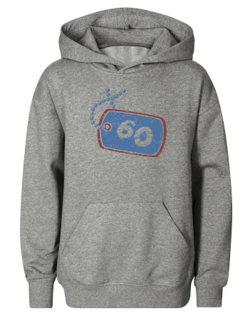 60 na krku štítek