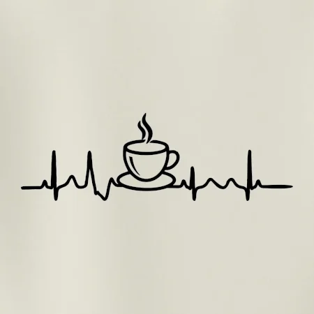 EKG hrnek kávy