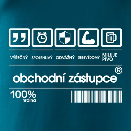 Čárový kód obchodní zástupce