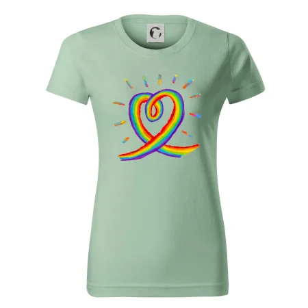 Srdce pride duha kreslená