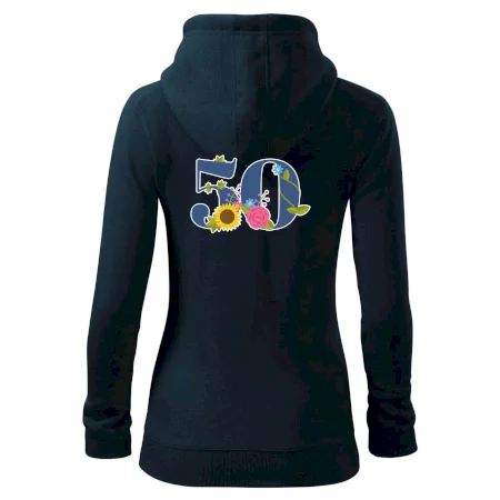 Květinové číslo kreslené - 50
