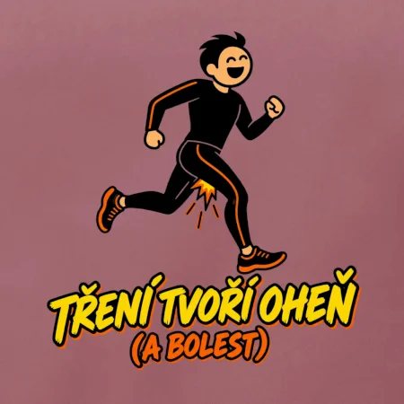 Běžecké tření tvoří oheň