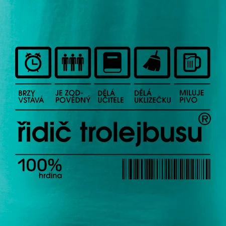 Čárový kód -  Řidič trolejbusu
