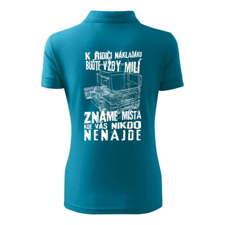 K řidiči náklaďáku buďte vždy milý