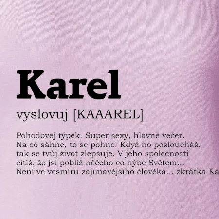 Triko k svátku - vaše jméno