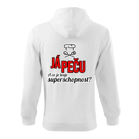 Já peču - tvoje superschopnost? rovný nápis