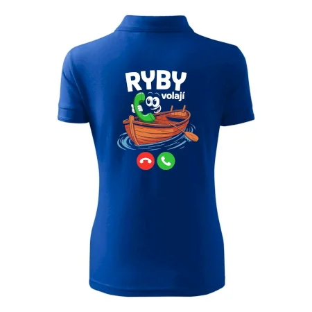 Karikatura ryby volají