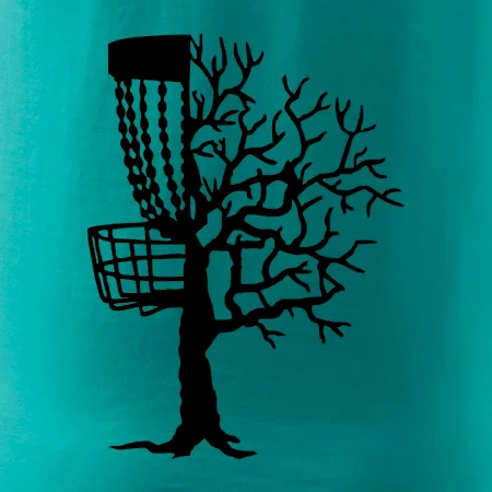 Disc golf pozor strom