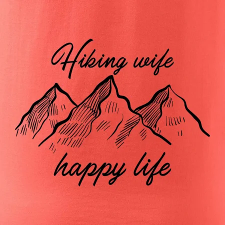 Hiking wife happy life