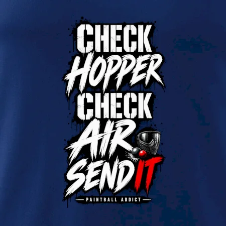 Kontrola zásobníku check hopper air paintball