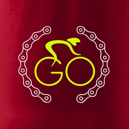 GO cyklista (fluo potisk)