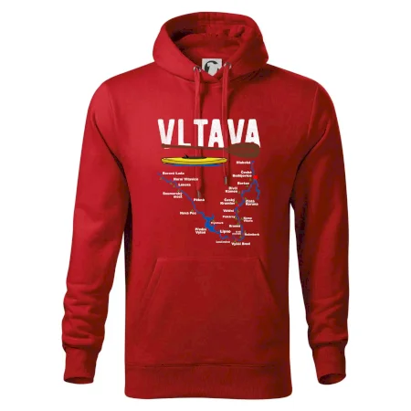 Mapa řeky Vltavy
