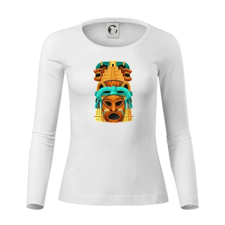 Mayové maska s pyramidou