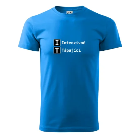 IT Nápis Intenzivně Tápající