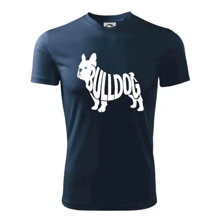 Bulldog  nápis v těle