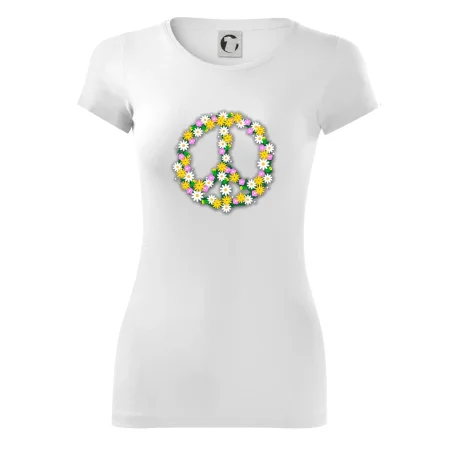 Peace symbol kopretiny