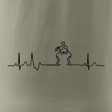 EKG zamilovaný pár