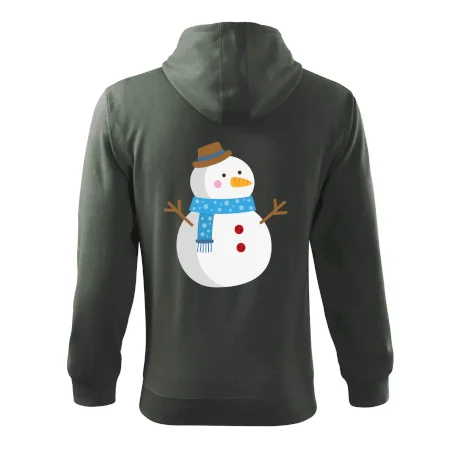 Sněhulák se šálou