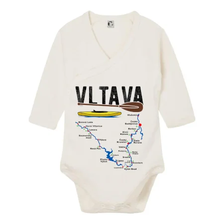 Mapa řeky Vltavy