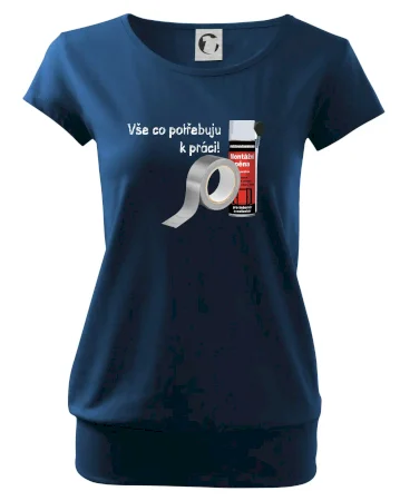 Pěna  a páska - vše co potřebuji k práci