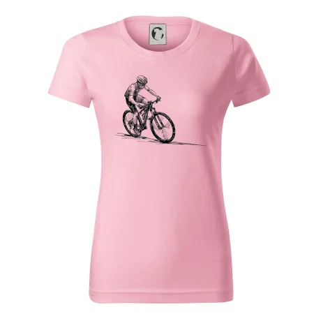MTB kreslený cyklista