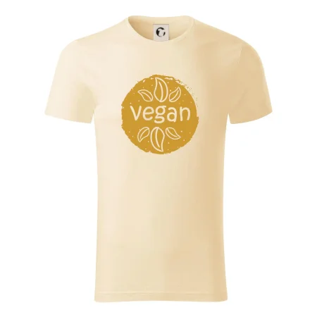 Vegan hnědá kruh