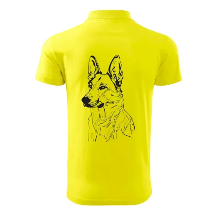 Německý ovčák černá kresba
