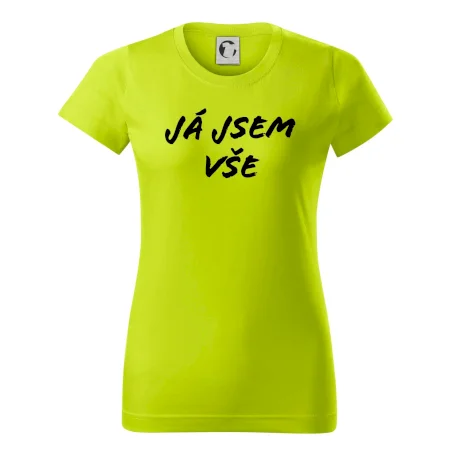 Nápis Já jsem vše!