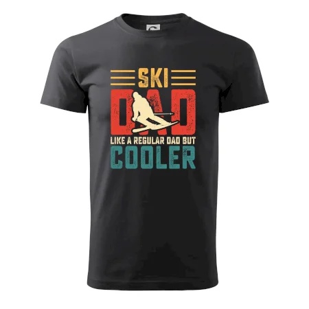 Ski dad like a regular dad but cooler