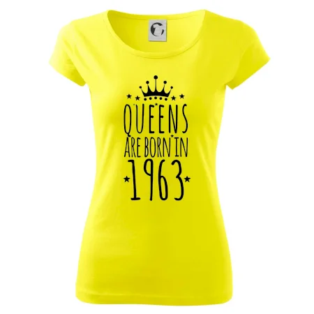 Queens are born in 1963