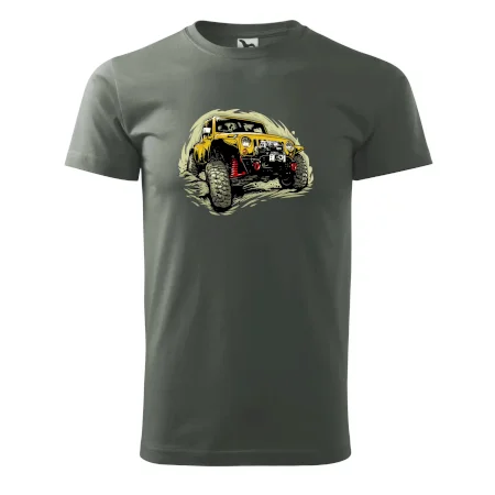 Žlutý offroad s navijákem