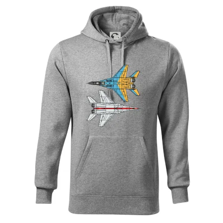 Mig 29 Fulcrum ze spoda a ze zhora