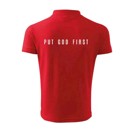 Put God first slabý nápis