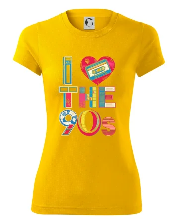I love 90s - srdce a kazeta