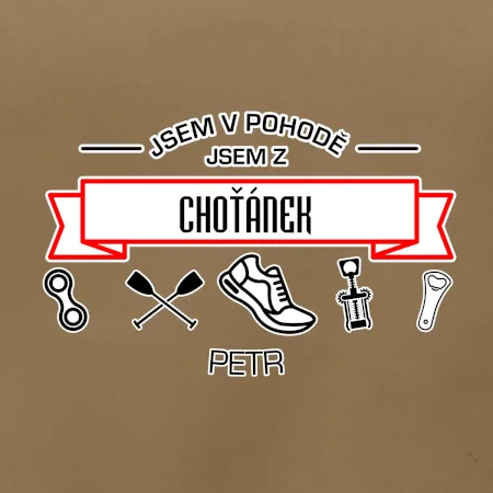 Jsem v pohodě jsem z ... (vlastní název a jméno)