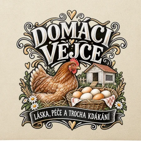 Domácí vejce z farmy