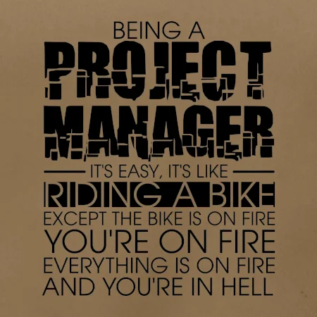 Being A Project Manager - bike