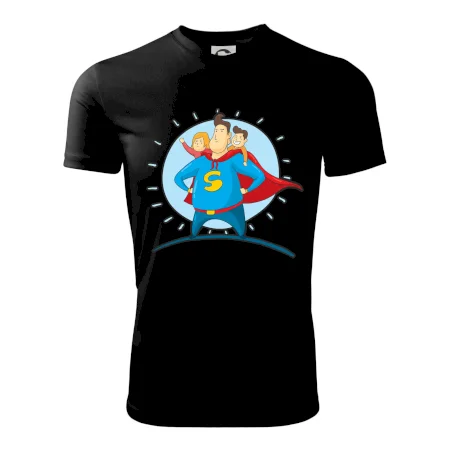 Táta superman - holka a kluk